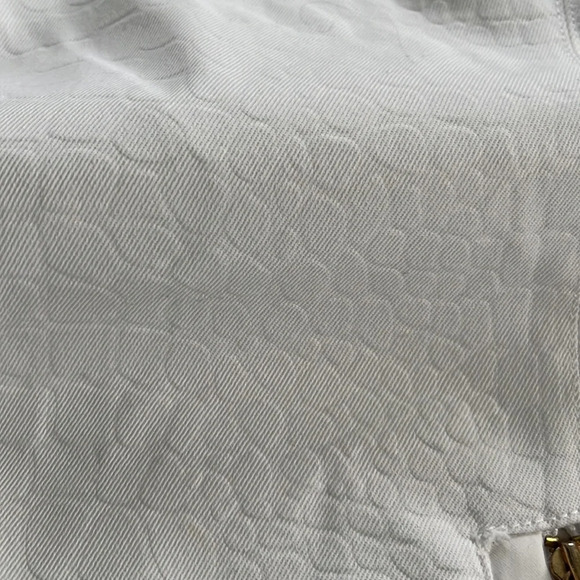 Jones New York White Stretch Crocodile Print Dress 4 - Picture 8 of 8